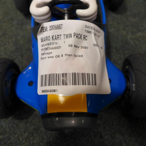 3314 - Three Mario Kart Single (Remote Control) (232-385, 386, 387) * This lot is subject to VAT