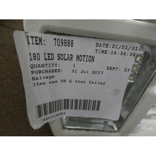 3176 - 180 LED Solar Motion Light (232-260) * This lot is subject to VAT