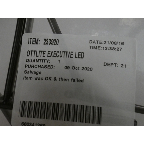 3207 - Ottlite Executive LED Desk Lamp (232-7) * This lot is subject to VAT