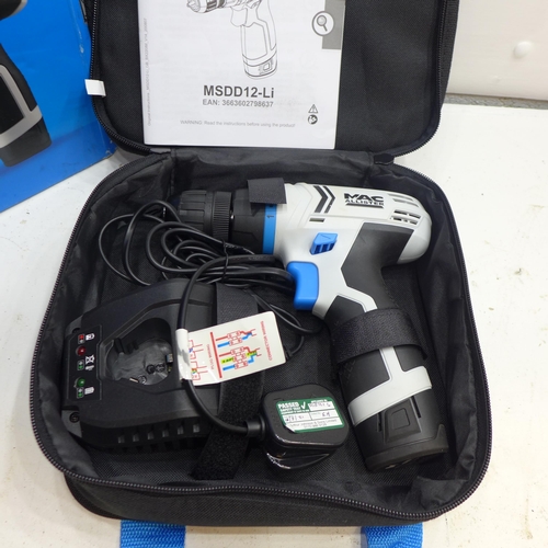 2026 - MacAllister 12v drill - boxed - W