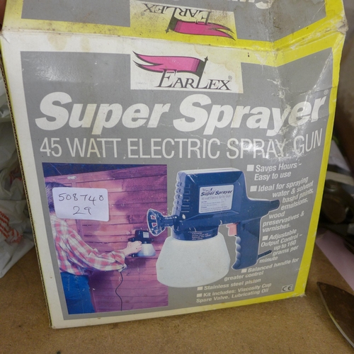 2081 - Super Sprayer 45w electric spray gun - W