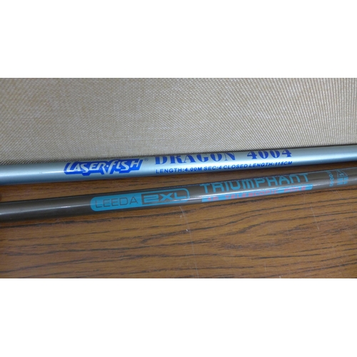 2164 - 2 x 4m Telescopic match fishing whips