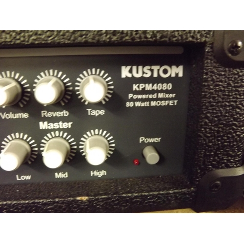 2205 - Kustom KPM4080 80W Mosfet powered mixer unit