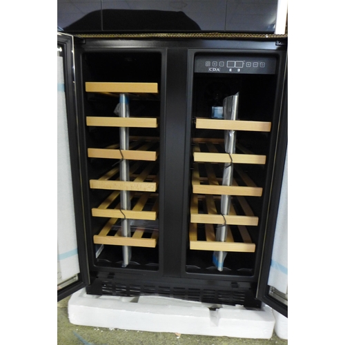 1770 - CDA Under Counter 2 Door Wine Cooler - H820xW595xD570 - model no.:- FWC624SS, RRP £501 inc. VAT * Th... 