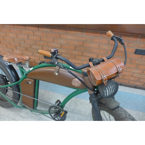 1333 - Rayvolt Cruzer E-Bike with charger in British Racing Green, Rrp £3333.33 + Vat        ( 4064-80 )* T... 