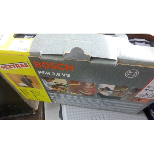 2001 - Bosch PSR 3.6v cordless screwdriver in case