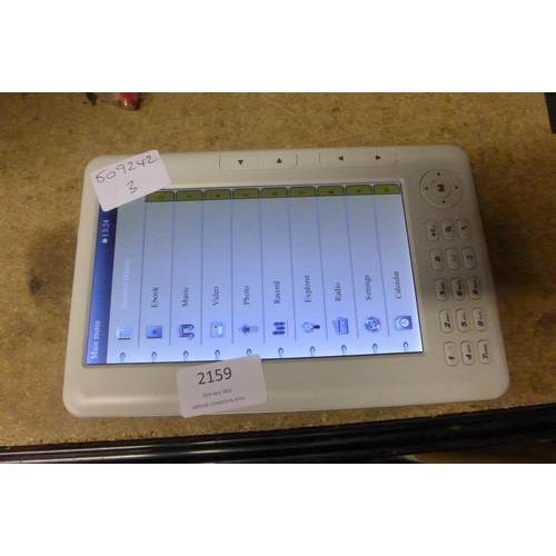 2173 - E-Book multi-function tablet & lead