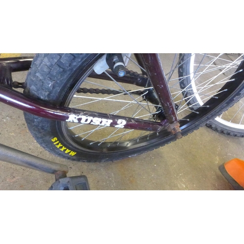 2257 - Mafia purple BMX with Maxxis wheels