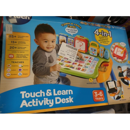 3066 - Vtech Activity Desk and Disney Goofy nutcracker    (237-377,401) * This lot is subject to VAT
