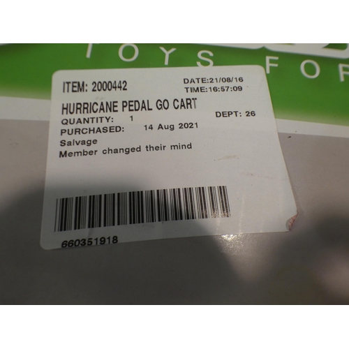 3077 - Hurricane Pedal Go Cart        (237-402) * This lot is subject to VAT