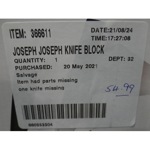 3084 - Joseph Joseph Knife Block - 6 piece self locking (237-520) * This lot is subject to VAT