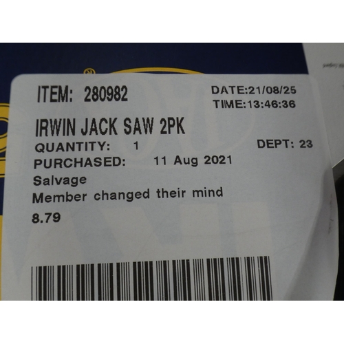 3110 - Two Irwin Jack Saws        (237-466) * This lot is subject to VAT
