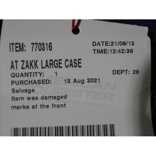 3185 - Zakk Purple Large hardside spinner case        (237-267) * This lot is subject to VAT