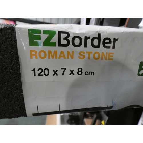 3190 - Two Bird Feeders and Roman stone edging      (237-254,255) * This lot is subject to VAT