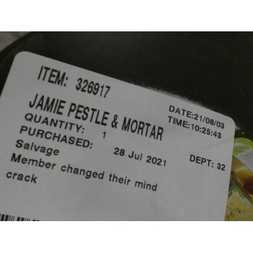 3206 - Jamie Oliver Pestle & Mortar     (237-24) * This lot is subject to VAT
