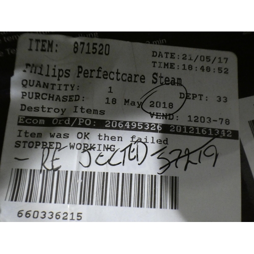3219 - Philips Steam Generator Iron (model:- GC8715/20), RRP £116.66 + VAT( 234 -75 ) * this lot is subject... 