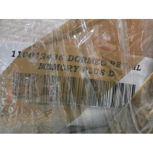 3225 - Dormeo Memory Plus Double Mattress, RRP £164.99 + VAT (237-441) * This lot is subject to VAT
