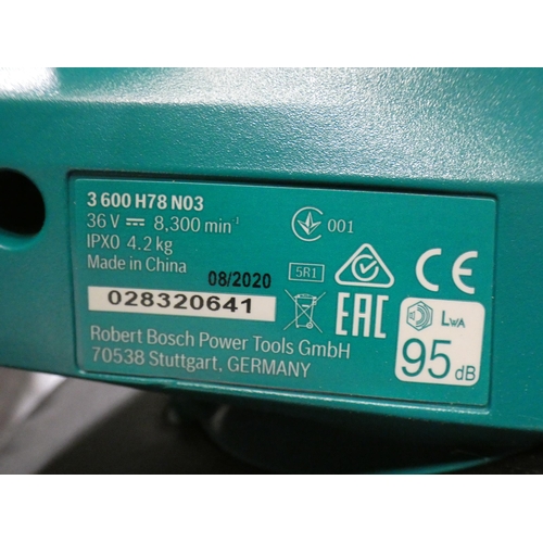 3243 - Bosch Advanced Grass Cutter, RRP £148.99 + VAT        (237-304) * This lot is subject to VAT