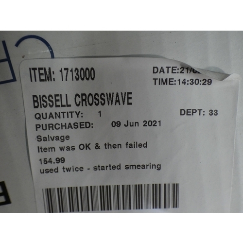 3070 - Bissell Crosswave Floor Cleaner, RRP £179.99 + VAT   (237-403) * This lot is subject to VAT