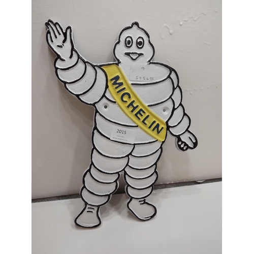 2015 - Cast iron Michelin wall plaque