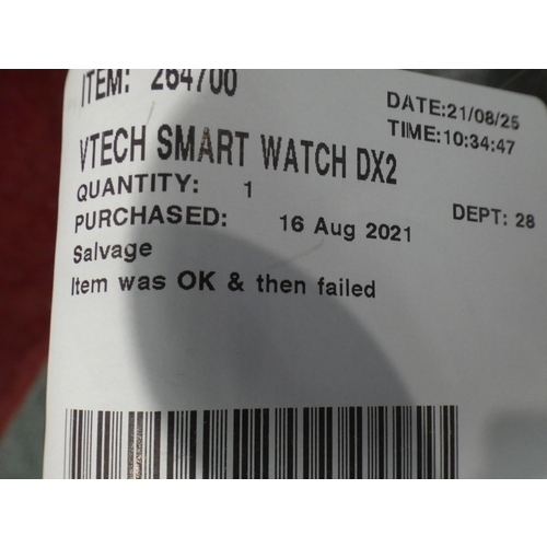 3122 - Vtech Smart Blue Watch Dx2     (237-464) * This lot is subject to VAT