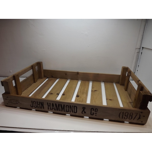 2088 - 4 Vintage wood fruit trays/decorative kitchen item