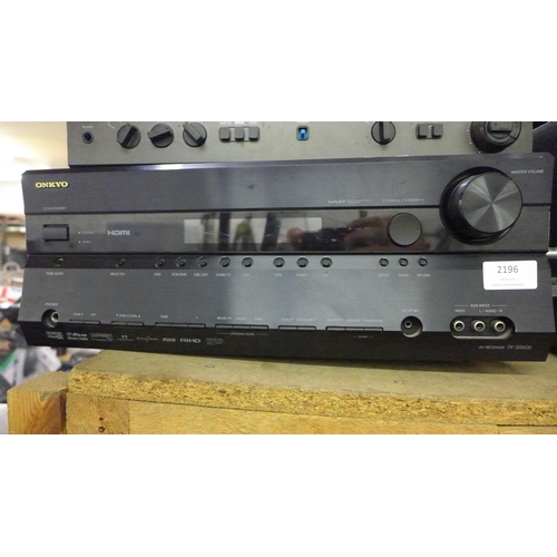 2196 - Onkyo TX-SR606 wide range stereo amplifier