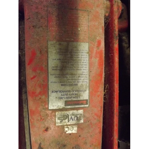 2325 - 3 Ton (6,000lb) hydraulic service jack