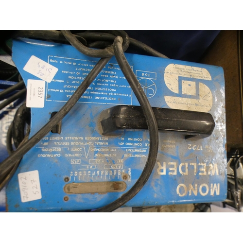 2357 - Cebora Mono stick welder & mask