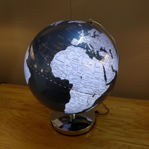 1368 - A Blue Ocean terrestrial illuminated globe (GLB0641)   #