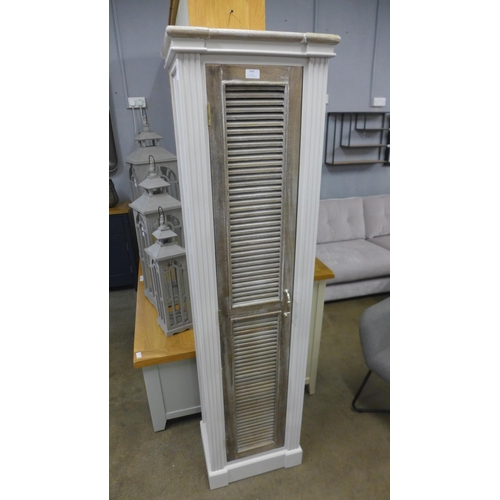 1389 - A Liberty Collection tall louvered cabinet H170cms x W45cms (18880104)  #