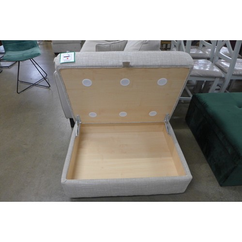 1436 - A Next Solene natural storage footstool