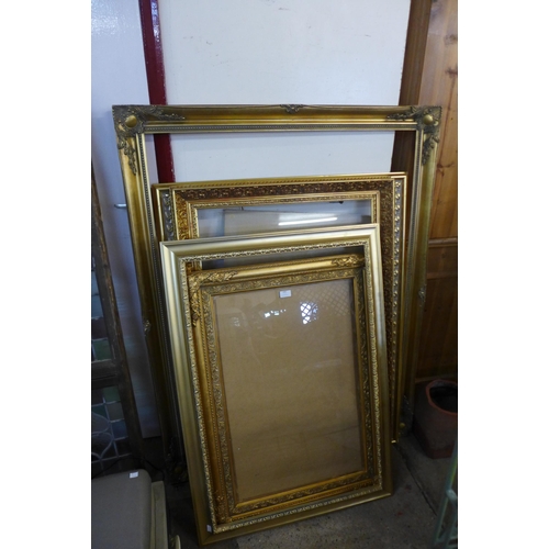 440 - Five gilt picture frames