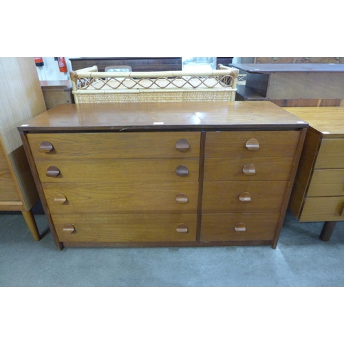 58 - A Stag Cantata teak chest of drawers