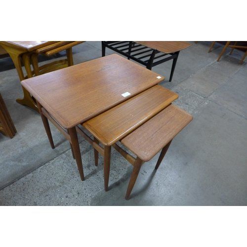 80 - A Danish teak nest of tables