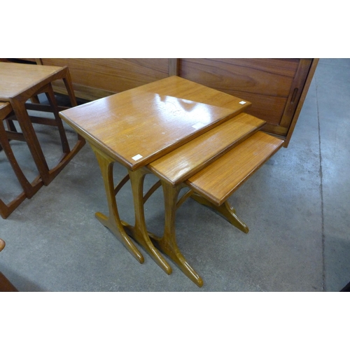 83 - A G-Plan Fresco teak nest of tables