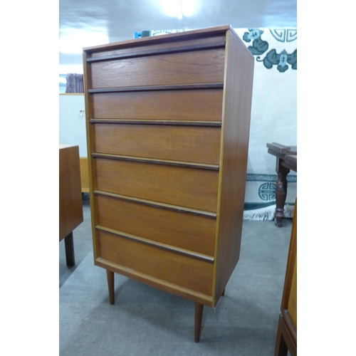 90 - An Austin Suite teak chest of drawers