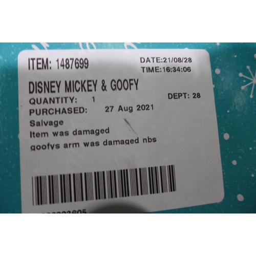 3201 - Disney Mickey & Goofy Nutcracker Figures (238-167 )* this lot is subject to vat