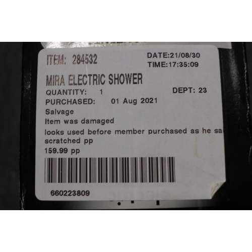 3205 - Mira Electric Shower sport max 10.8KW, RRP £159.99 + vat   (238-181 )* this lot is subject to vat