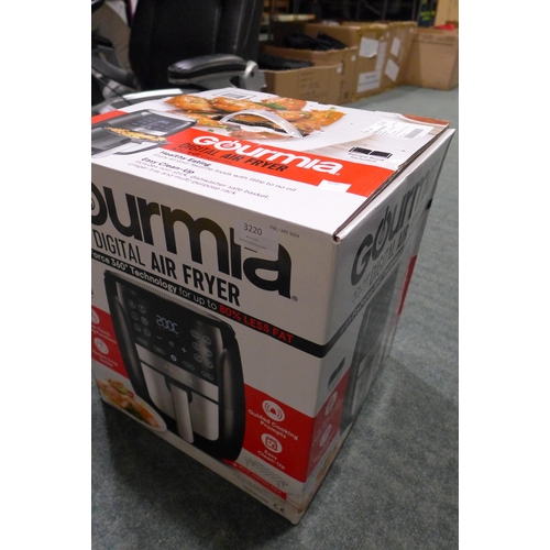 3220 - Gourmia Air Fryer New       (238-219 )* this lot is subject to vat