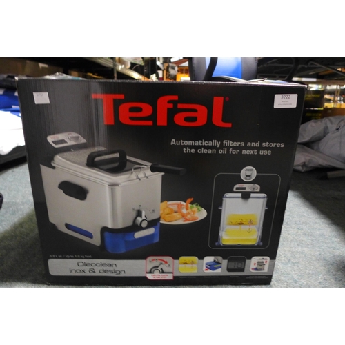 3222 - Tefal Fryer                 (238-235 )* this lot is subject to vat