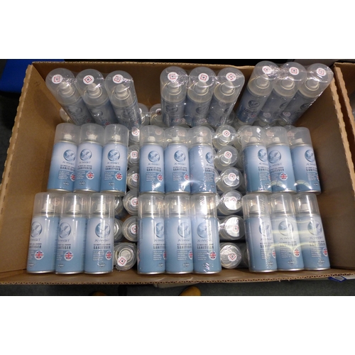 3224 - Box of X-Mist All Round Sanitiser Spray Bottles 125ml  (238-229 )* this lot is subject to vat