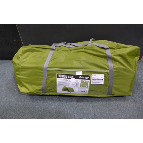 3279 - Vango Padstow 500 5 Person Tent, RRP £249.91 + VAT       (238-64 )* this lot is subject to vat