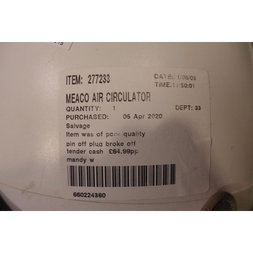 3297 - Meaco Air Circulator        (238-28 )* this lot is subject to vat