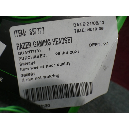 3078 - Razer Gaming Headset      (236-62) * This lot is subject to VAT