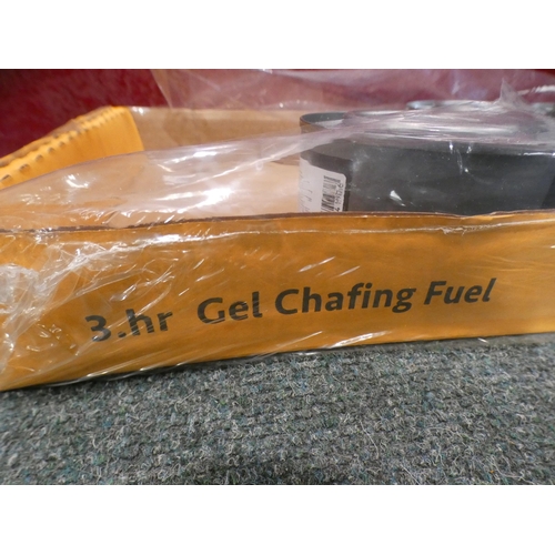 3081 - Eight Glamos Gel chafing fuel tins * This lot is subject to VAT