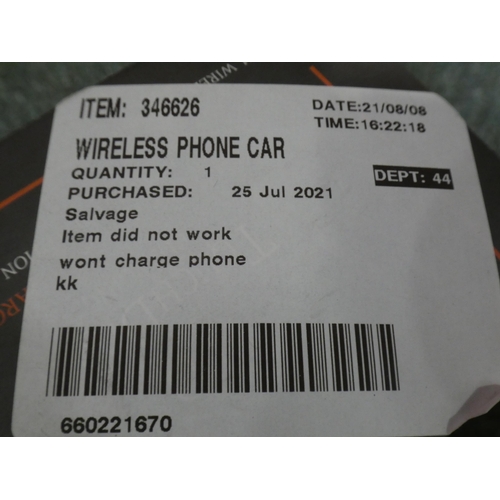 3085 - Wireless Phone Car        (236-58) * This lot is subject to VAT