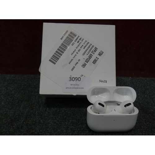 3090 - Apple Airpods Pro, RRP £189.99 + vat         (236-50) * This lot is subject to VAT