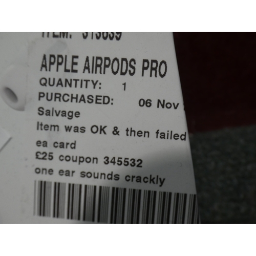 3093 - Apple Airpods Pro, RRP £189.99 + vat         (236-96) * This lot is subject to VAT