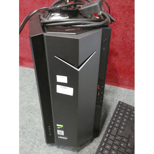 3105 - Acer Nitro Gaming Desktop, RRP £899.99 + vat   (238-201 )* this lot is subject to vat